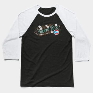 Puerto Rico Classic Vintage Sign Baseball T-Shirt